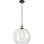 Athens 14 Clear Black Antique Brass