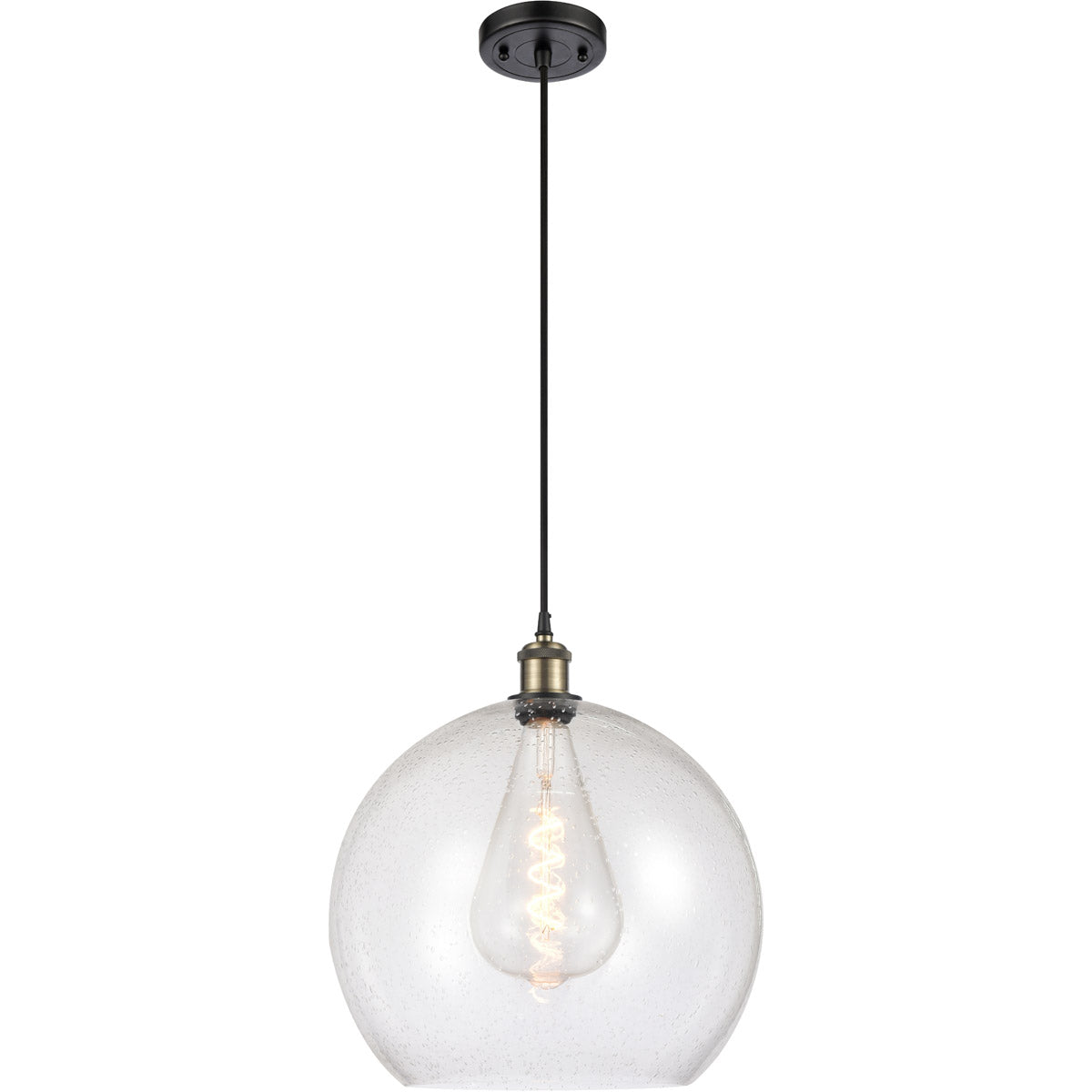 Athens 14 Seedy Black Antique Brass