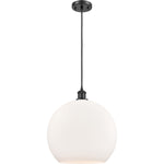 Athens 14 Matte White Matte Black
