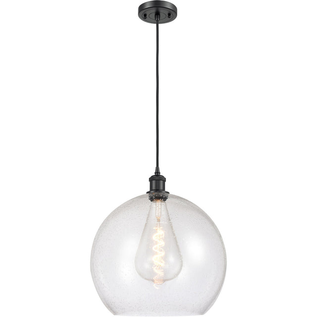 Innovations Athens 14" Wide Pendant — Seedy Glass (Ballston Collection)