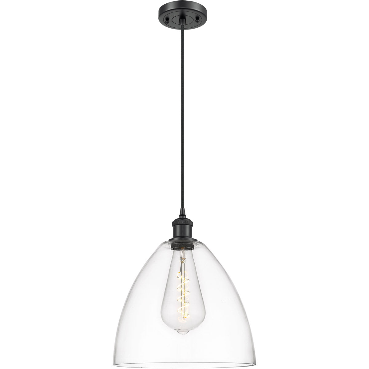 Ballston Dome Clear Matte Black