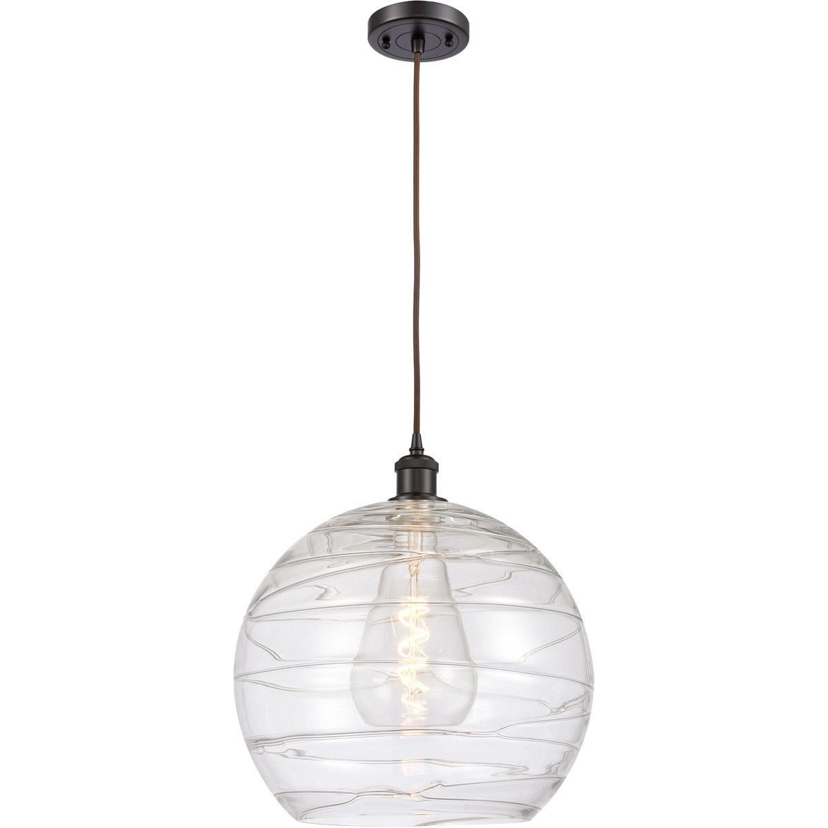 Athens 14 Deco Swirl Oil Rubbed Bronze