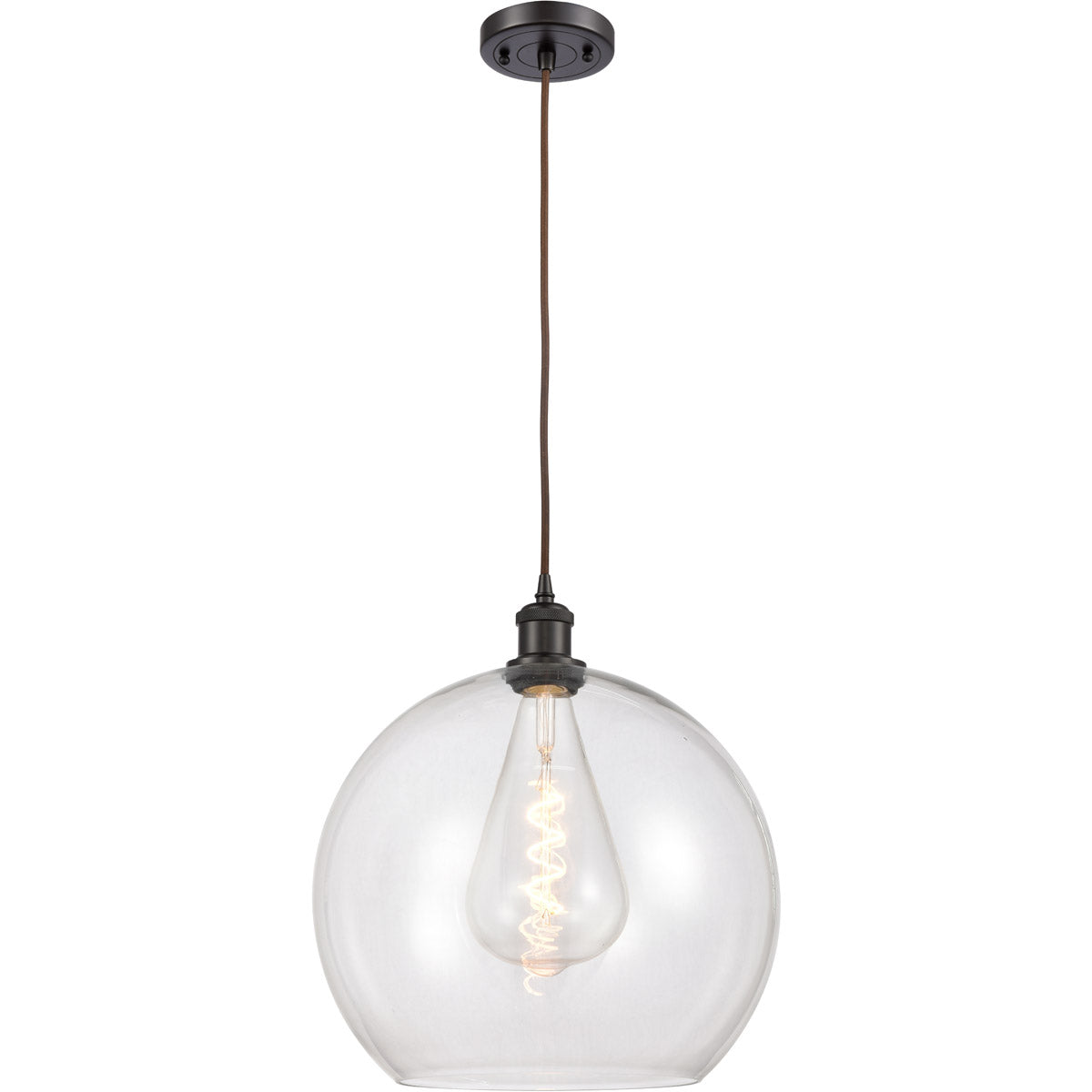 Athens 14 Clear Oil Rubbed Bronze