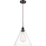 Ballston Cone Clear Oil Rubbed Bronze
