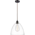 Ballston Dome Clear Oil Rubbed Bronze