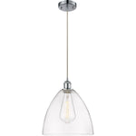 Ballston Dome Clear Polished Chrome