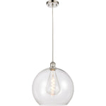 Athens 14 Clear Polished Nickel