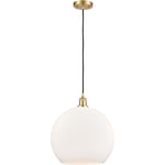 Athens 14 Matte White Satin Gold