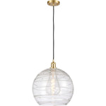 Athens 14 Deco Swirl Satin Gold