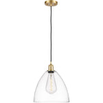 Ballston Dome Clear Satin Gold