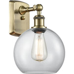 Athens sconce Clear Antique Brass