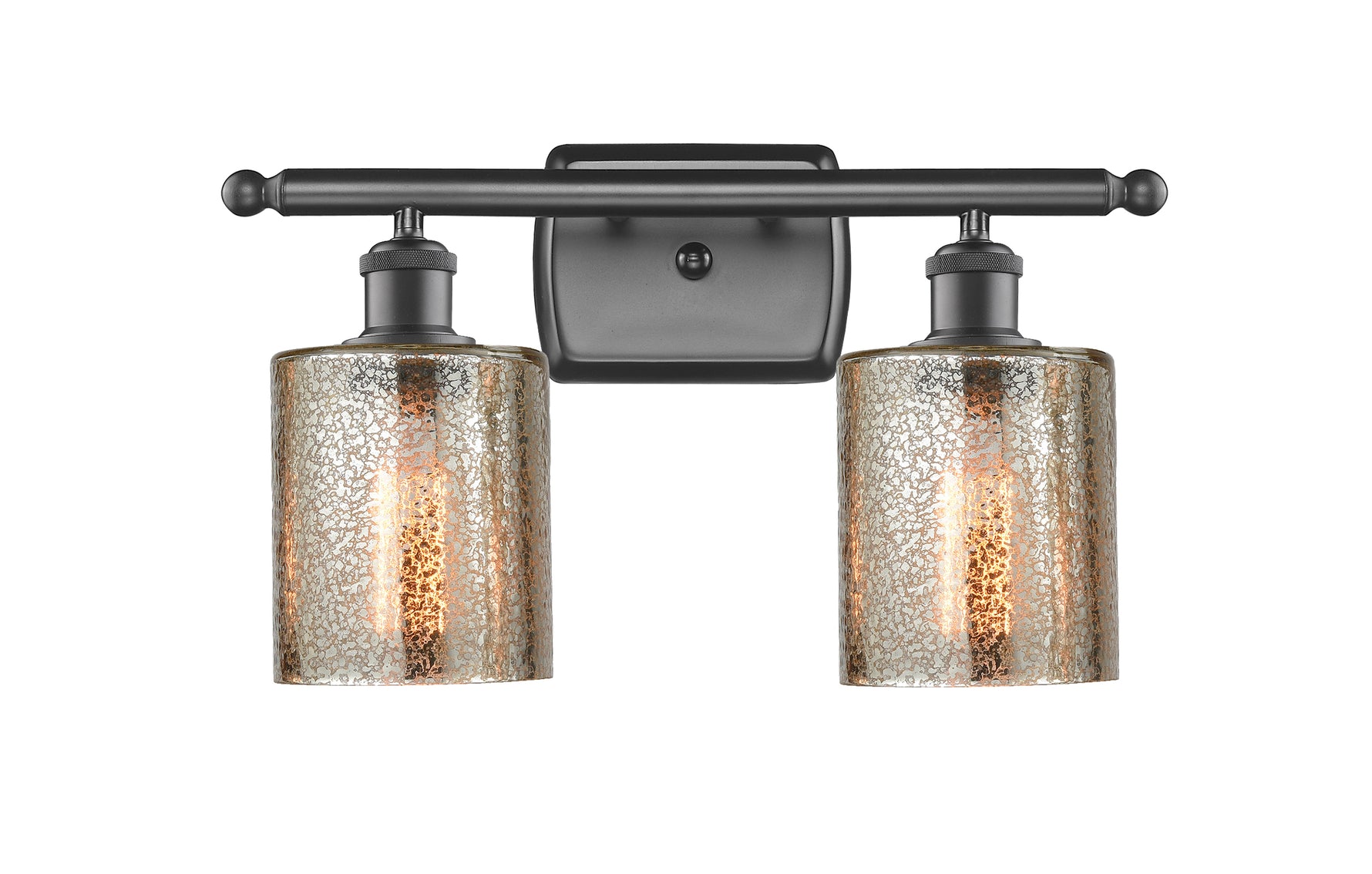 Cobbleskill - 2 Light - 15 inch - Oil Rubbed Bronze - Bath Vanity Light