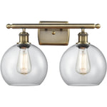 Athens vanity Clear Antique Brass