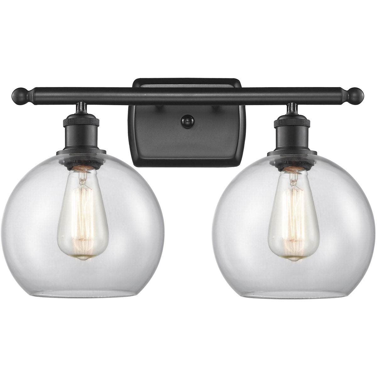 Athens vanity Clear Matte Black