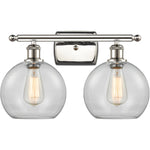 Athens vanity Clear Polished Nickel