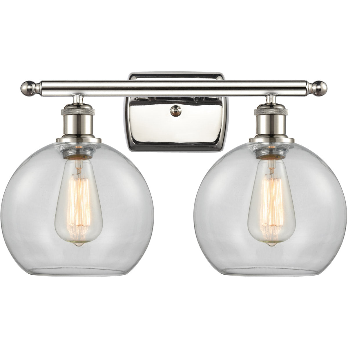Athens vanity Clear Polished Nickel