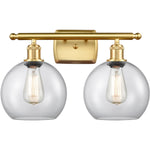 Athens vanity Clear Satin Gold