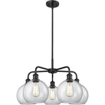 Innovations Athens 5-Light Chandelier — Matte Black