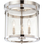 Penrose 3-Light Ceiling Light in Black