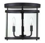 Savoy House Penrose 3-Light Ceiling Light — Black