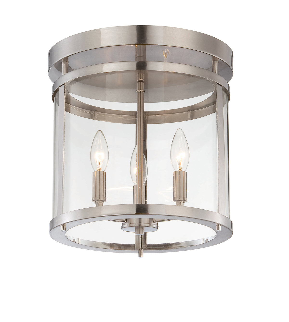 Savoy House Penrose 3-Light Ceiling Light — Satin Nickel