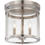 Savoy House Penrose 3-Light Ceiling Light — Satin Nickel