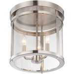 Savoy House Penrose 3-Light Ceiling Light — Satin Nickel
