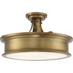 Savoy House Watkins 3-Light Ceiling Light — Warm Brass