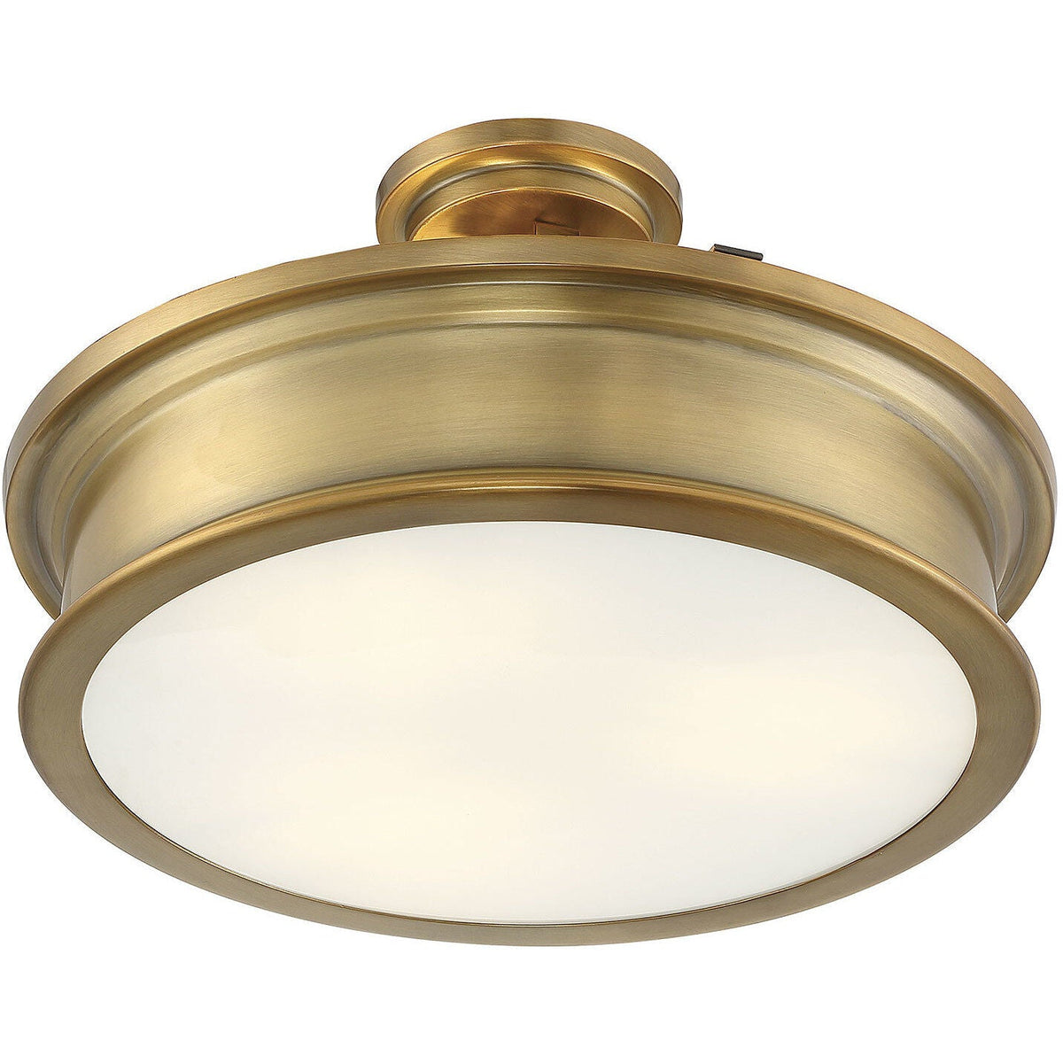 Savoy House Watkins 3-Light Ceiling Light — Warm Brass