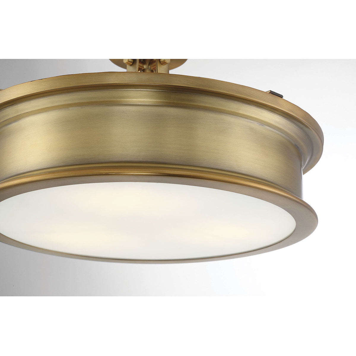 Savoy House Watkins 3-Light Ceiling Light — Warm Brass
