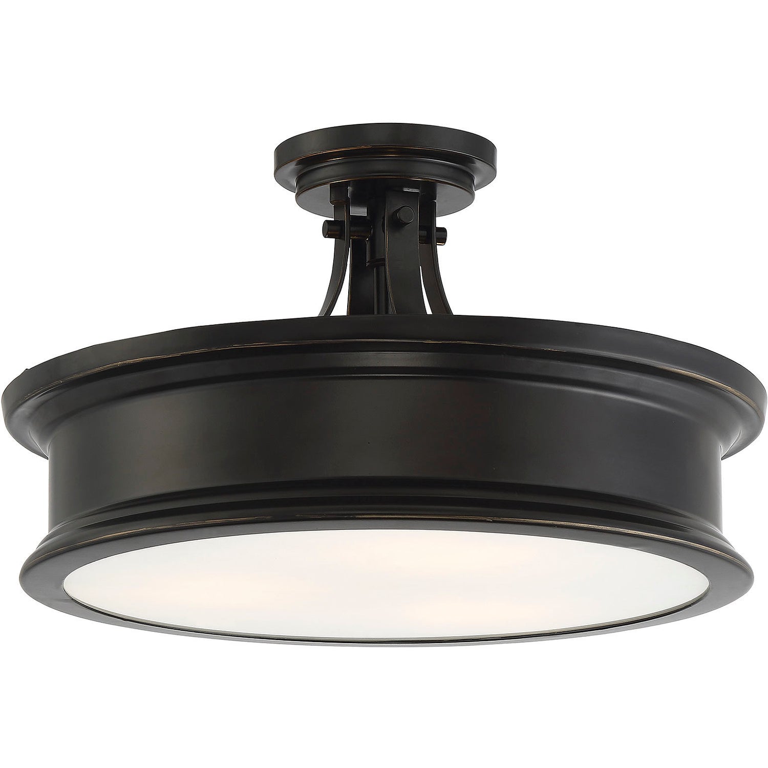 Watkins 3-Light Ceiling Light in Warm Brass