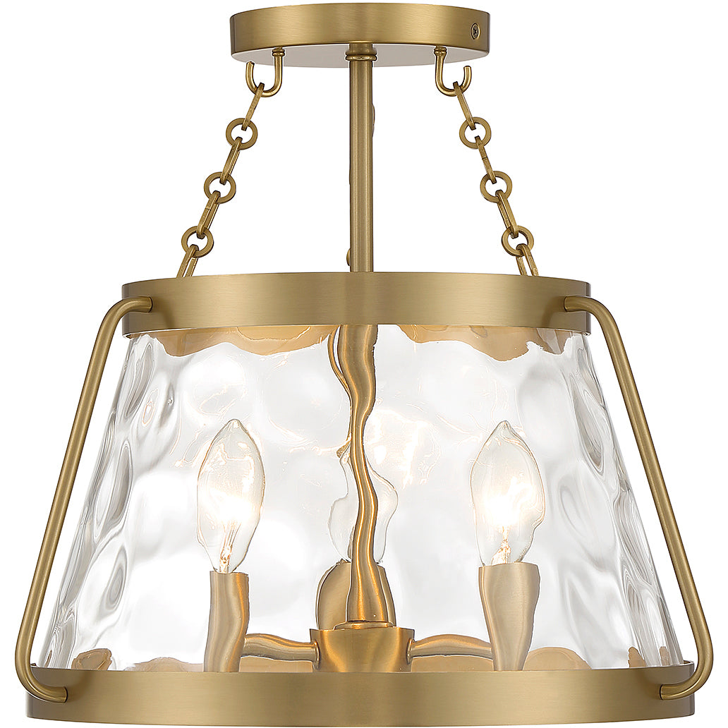 Crawford 3-Light Ceiling Light in Matte Black