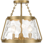 Crawford 3-Light Ceiling Light in Matte Black