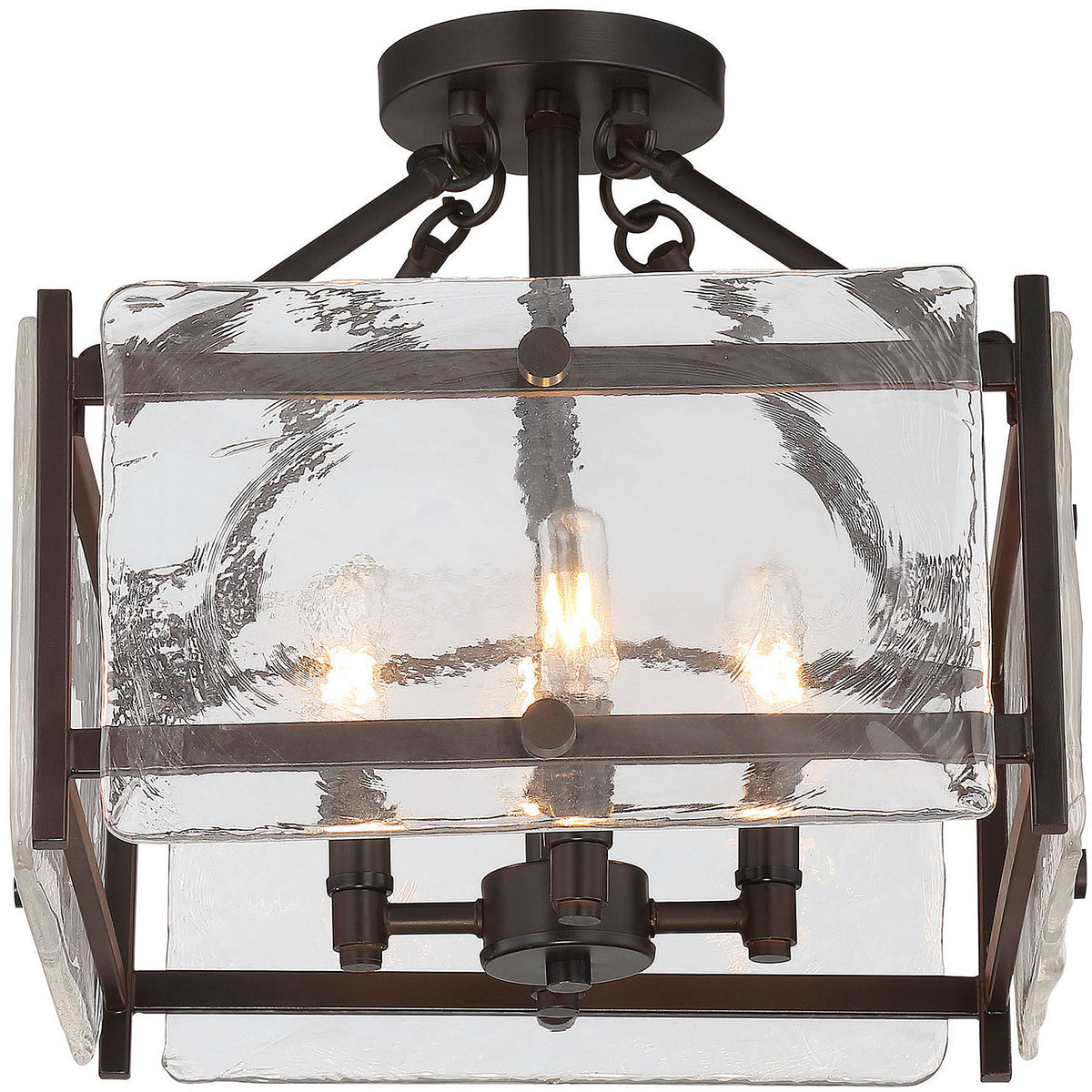 Glenwood 4-Light Ceiling Light in English Bronze