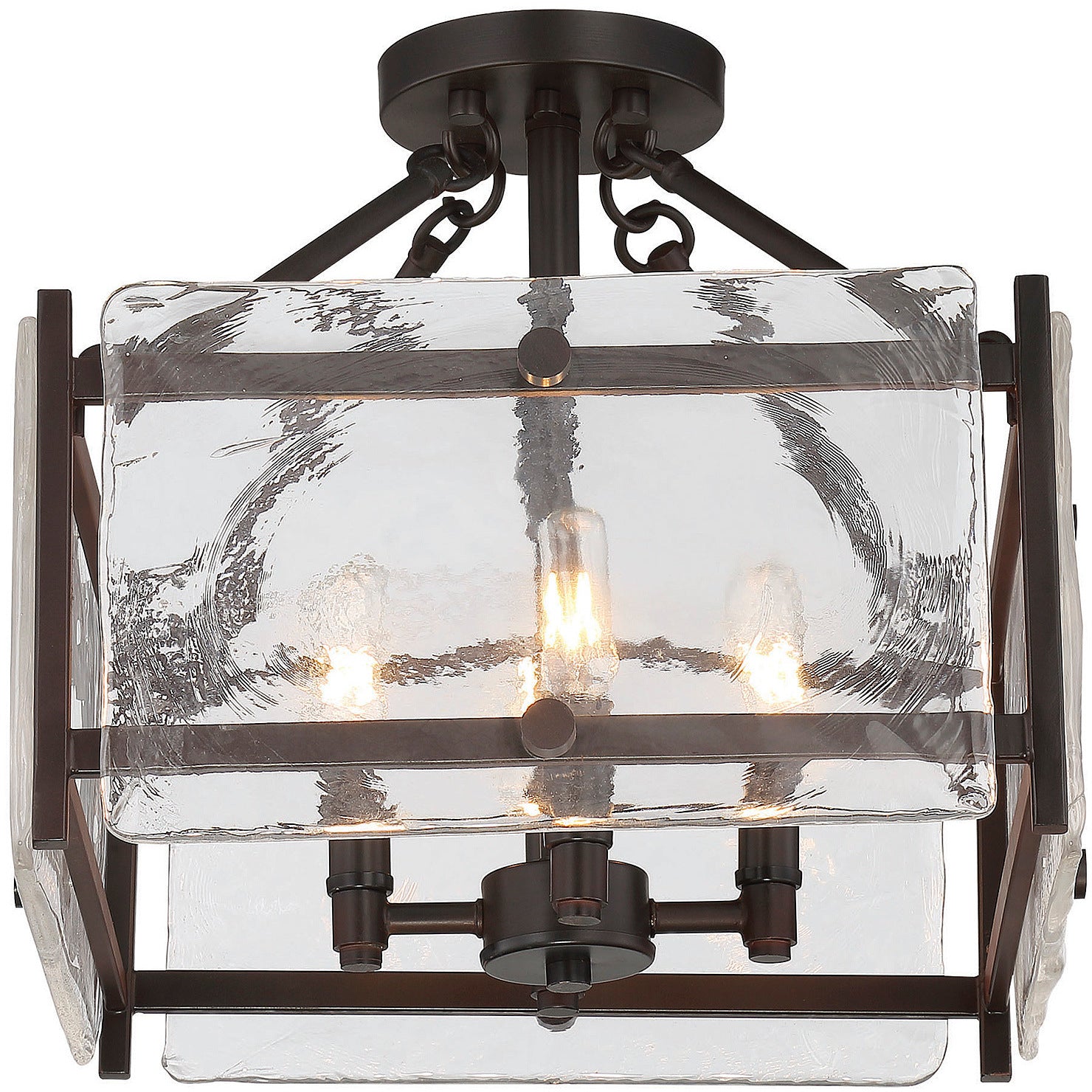 Glenwood 4-Light Ceiling Light in English Bronze