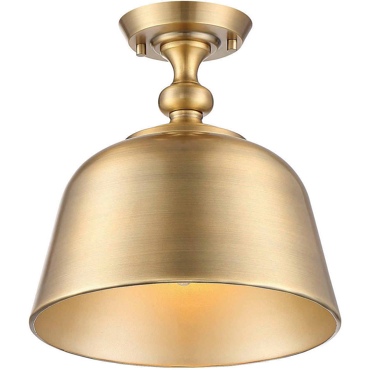 Berg 1-Light Ceiling Light in Matte Black