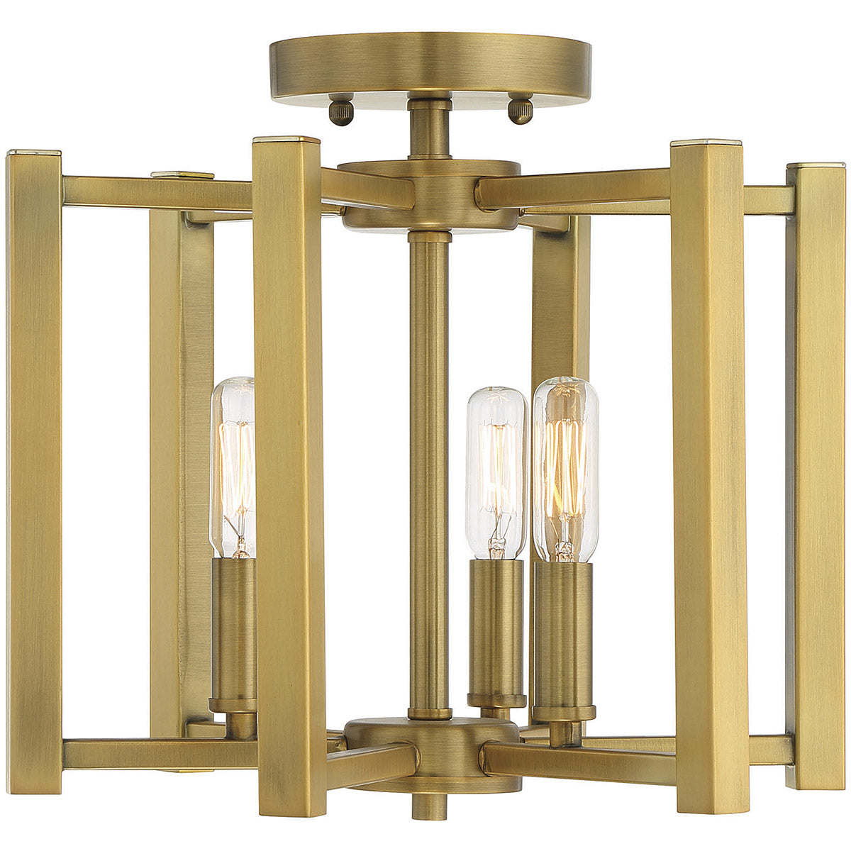 Benson 3-Light Ceiling Light in Matte Black