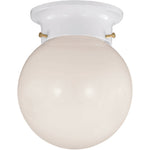 Stella 5 inch White Flush Mount