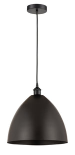 Bristol - 1 Light - 16 inch - Matte Black - Cord hung - Mini Pendant