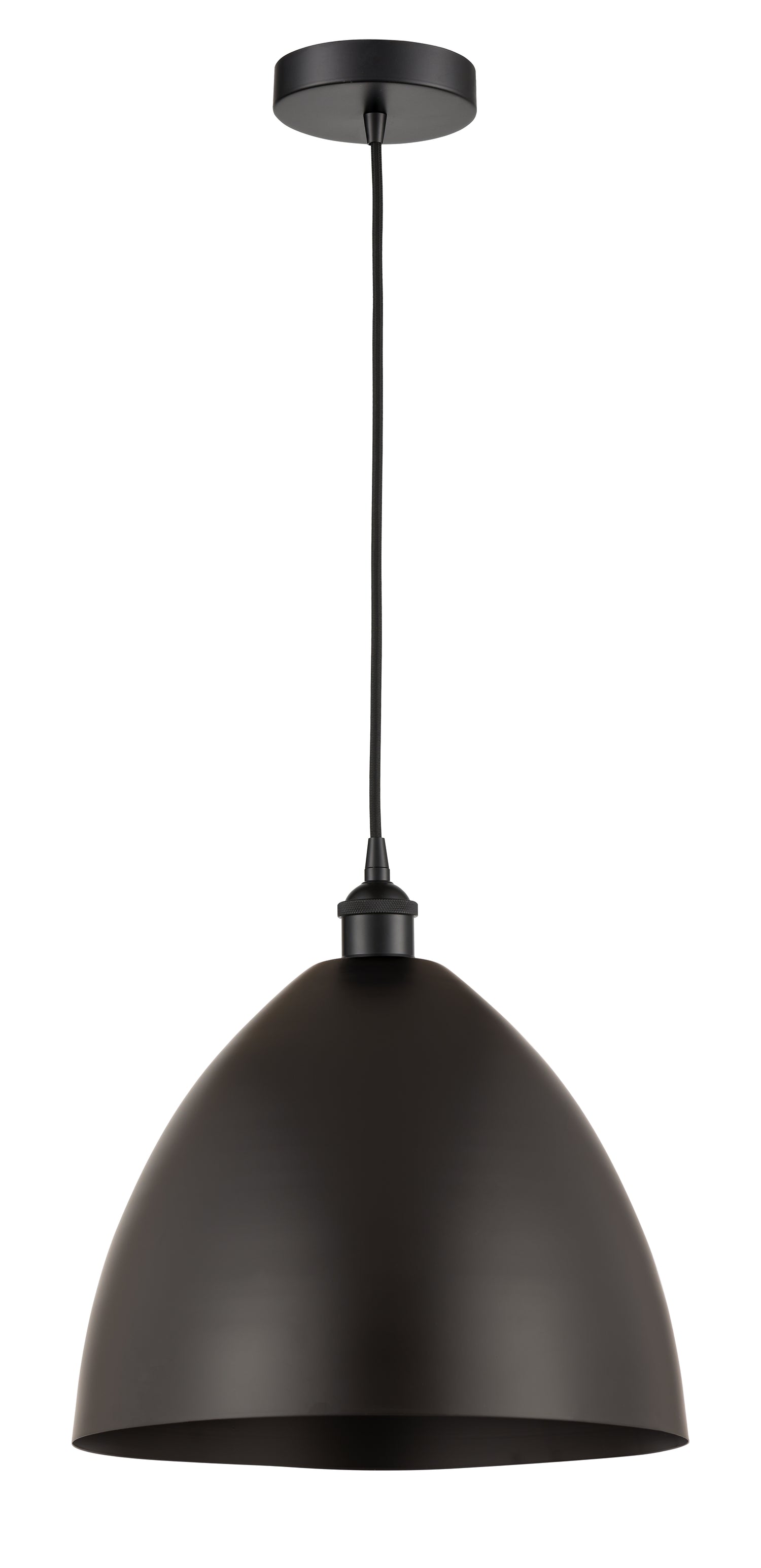 Bristol - 1 Light - 16 inch - Matte Black - Cord hung - Mini Pendant
