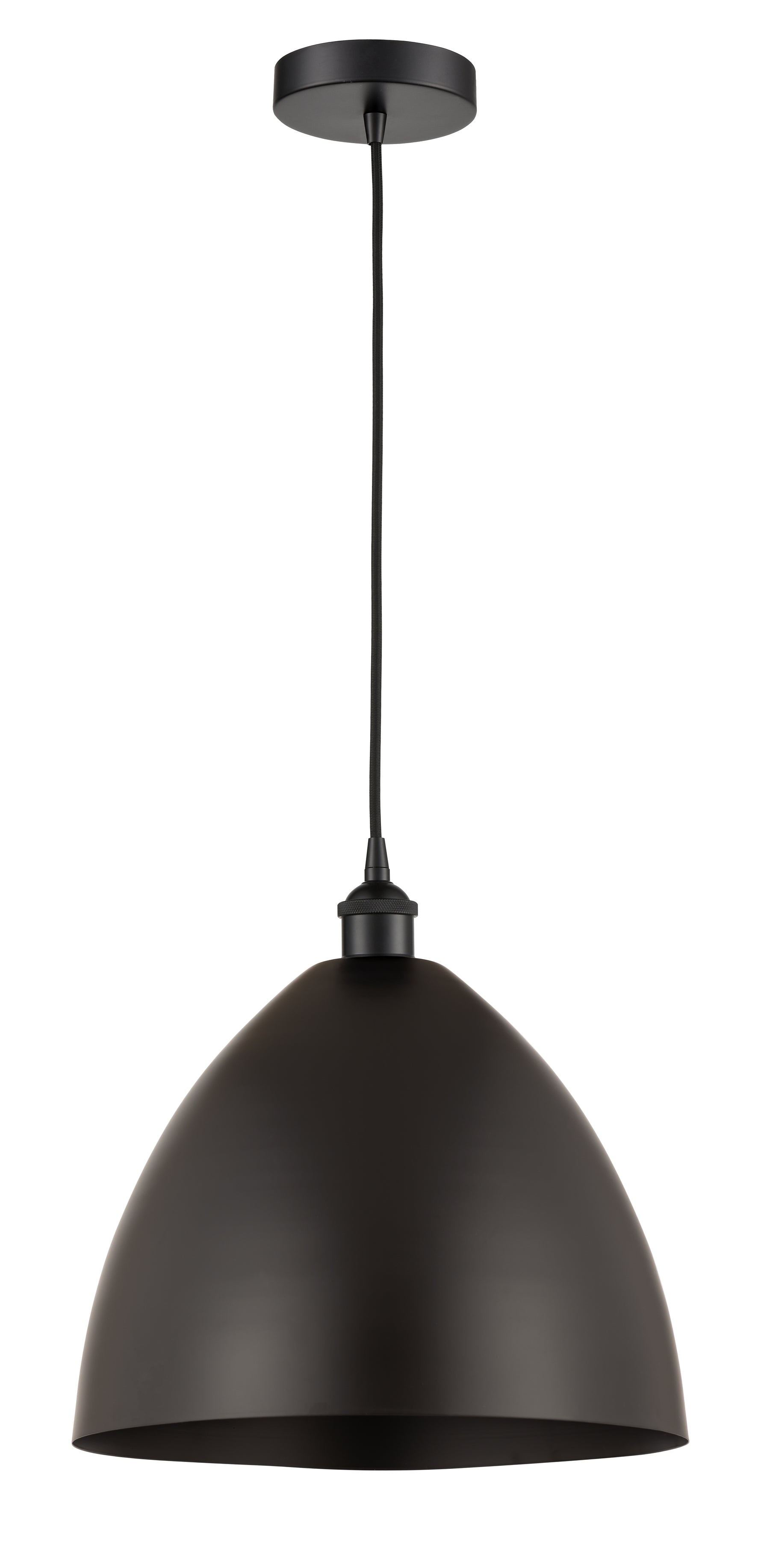Bristol - 1 Light - 16 inch - Matte Black - Cord hung - Mini Pendant