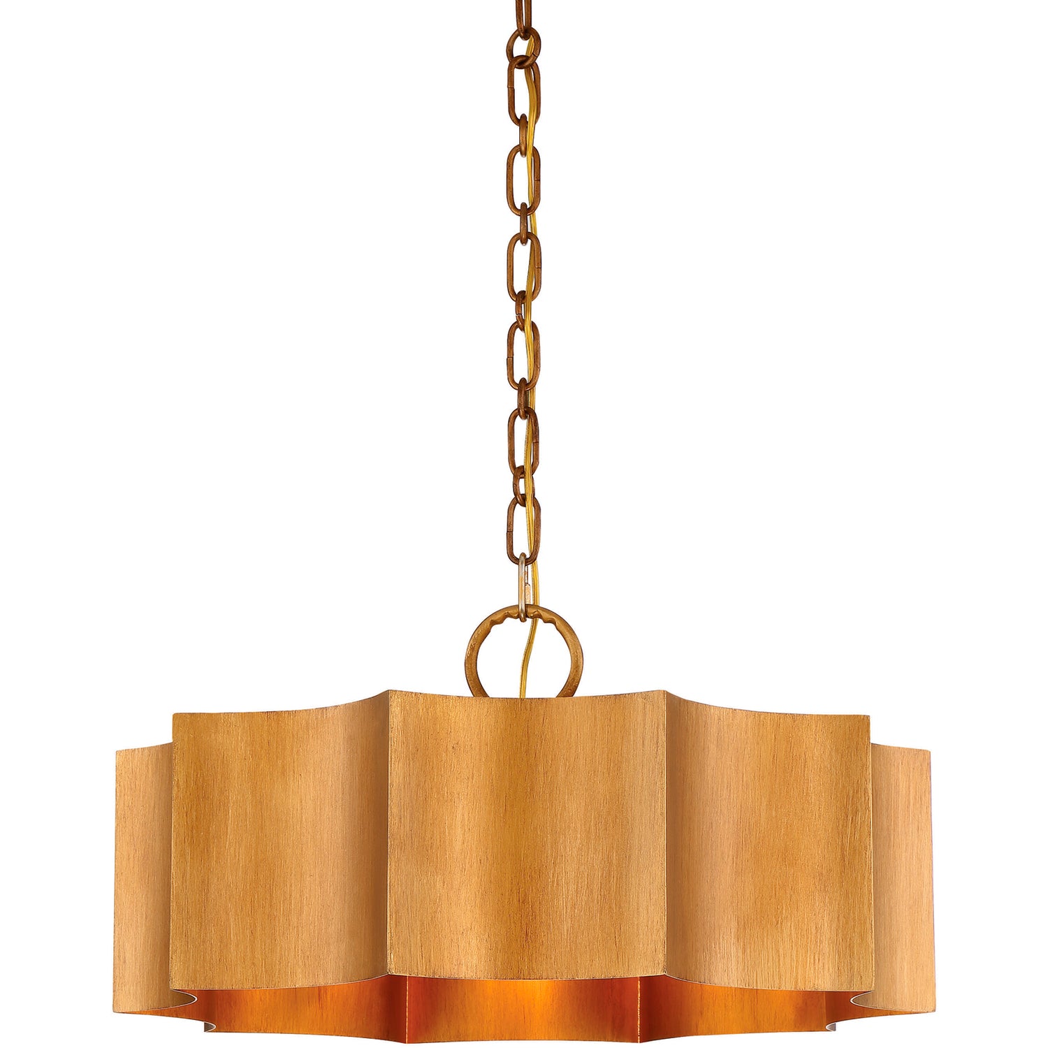 Shelby 3-Light Pendant in Gold Patina