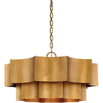 Shelby 6-Light Pendant in Gold Patina