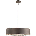 Azores 6-Light Pendant in Black Cashmere