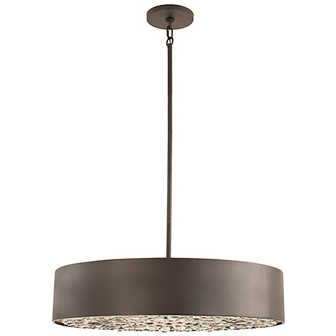 Azores 6-Light Pendant in Black Cashmere