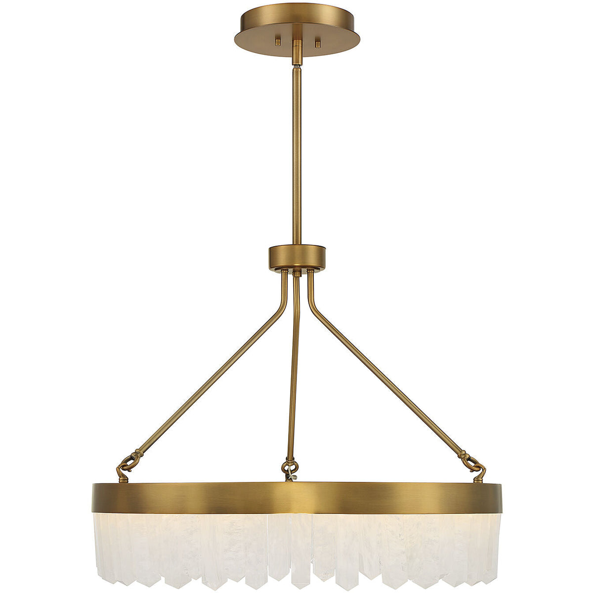 Savoy House Landon LED Pendant — Warm Brass