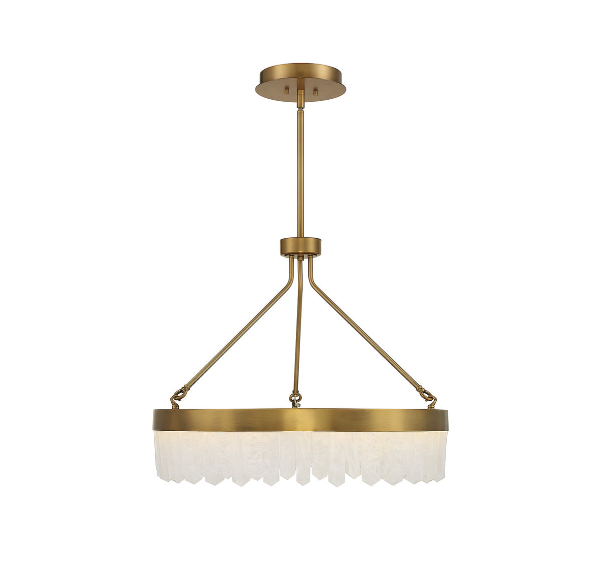 Savoy House Landon LED Pendant — Warm Brass