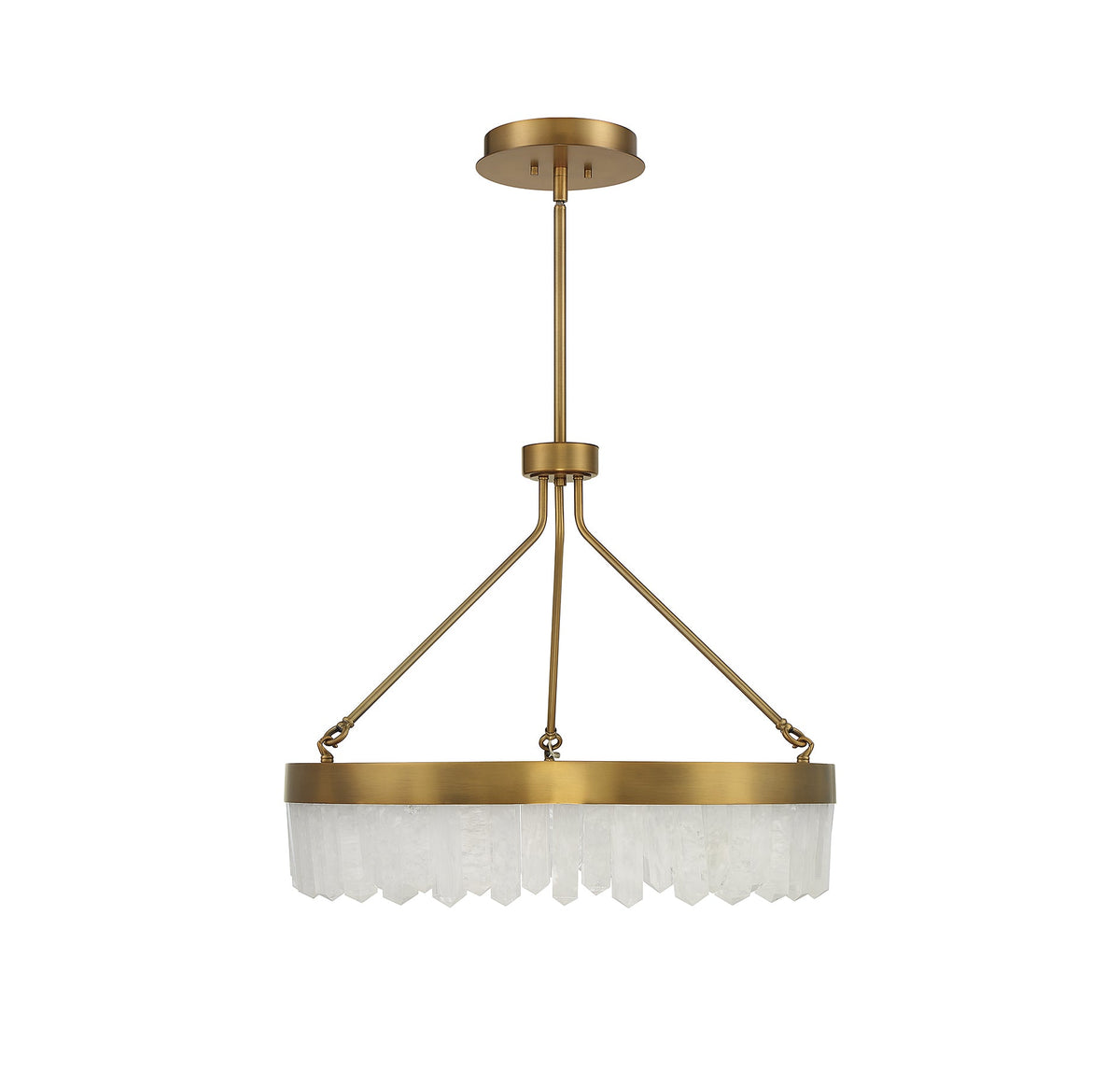 Savoy House Landon LED Pendant — Warm Brass