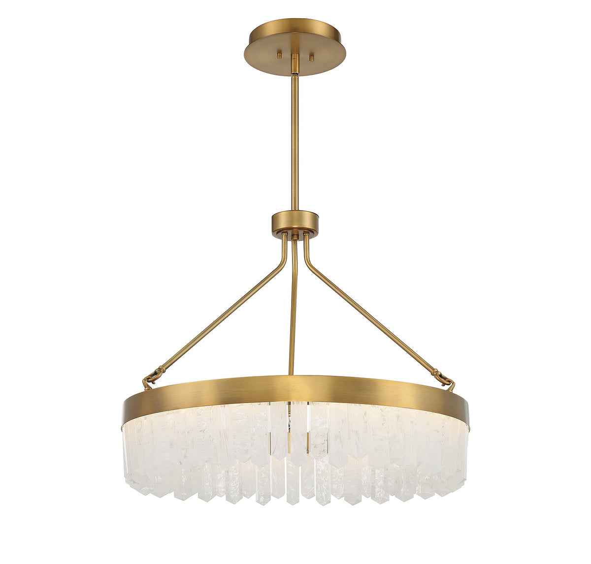 Savoy House Landon LED Pendant — Warm Brass