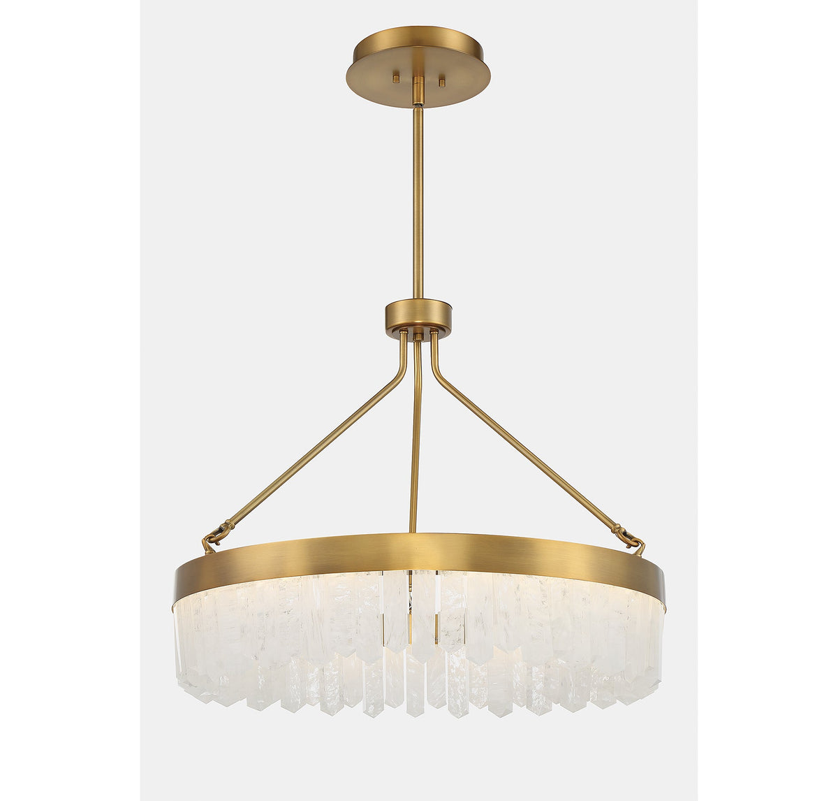 Savoy House Landon LED Pendant — Warm Brass